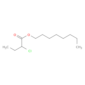 Butanoic acid, 2-chloro-, octyl ester