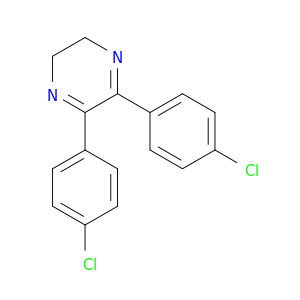 Pyrazine, 2,3-bis(4-chlorophenyl)-5,6-dihydro-