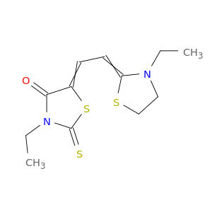 4-thiazolidinone, 3-ethyl-5-[2-(3-ethyl-2-thiazolidinylidene)ethylidene]-2-thioxo-