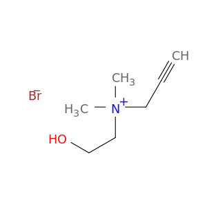 N-(2-羟乙基)-N,N-二甲基-2-丙炔-1-溴化铵