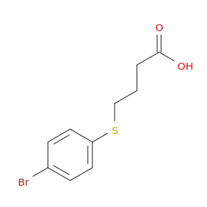 4-((4-Bromophenyl)thio)butanoic acid