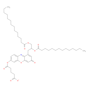 Pentanedioic acid, 2,3-bis[(1-oxotetradecyl)oxy]propyl3-oxo-3H-phenoxazin-7-yl ester