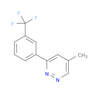 Pyridazine, 5-methyl-3-[3-(trifluoromethyl)phenyl]-