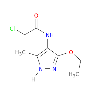Acetamide, 2-chloro-N-(3-ethoxy-5-methyl-1H-pyrazol-4-yl)-
