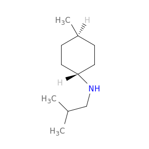Cyclohexanamine, 4-methyl-N-(2-methylpropyl)-, trans-