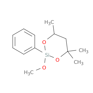 1,3-Dioxa-2-silacyclohexane, 2-methoxy-4,4,6-trimethyl-2-phenyl-