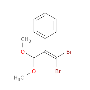 Benzene, [2,2-dibromo-1-(dimethoxymethyl)ethenyl]-