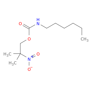 Carbamic acid, hexyl-, 2-methyl-2-nitropropyl ester