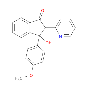 3-hydroxy-3-(4-methoxyphenyl)-2-(pyridin-2-yl)-2,3-dihydro-1h-inden-1-one