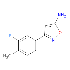3-(3-Fluoro-4-methylphenyl)-1,2-oxazol-5-amine