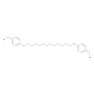 Benzene, 1,1'-[1,12-dodecanediylbis(oxy)]bis[4-(bromomethyl)-