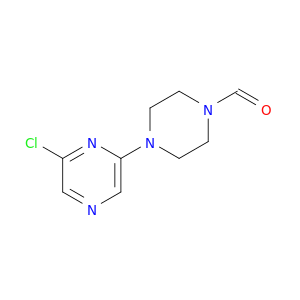 1-Piperazinecarboxaldehyde, 4-(6-chloropyrazinyl)-