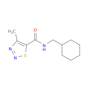 1,2,3-Thiadiazole-5-carboxamide, N-(cyclohexylmethyl)-4-methyl-