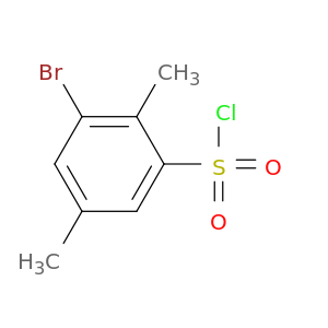 3-bromo-2,5-dimethylbenzene-1-sulfonyl chloride