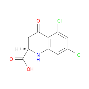 2-Quinolinecarboxylic acid, 5,7-dichloro-1,2,3,4-tetrahydro-4-oxo-, (R)-