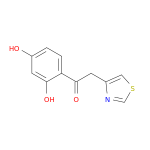 Ethanone, 1-(2,4-dihydroxyphenyl)-2-(4-thiazolyl)-