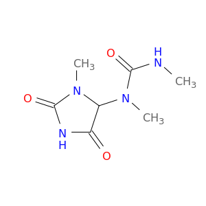 Urea, N,N'-dimethyl-N-(3-methyl-2,5-dioxo-4-imidazolidinyl)-