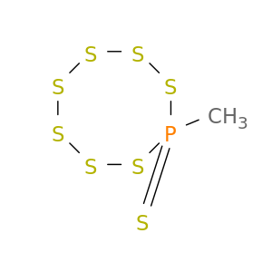 Heptathiaphosphocane, methyl-, 8-sulfide