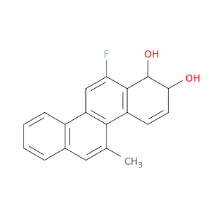 1,2-DIHYDRO-1,2-DIHYDROXY-12-FLUORO-5-METHYLCHRYSENE