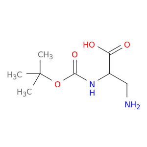 DL-Alanine, 3-amino-N-[(1,1-dimethylethoxy)carbonyl]-