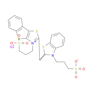 [1]Benzothieno[2,3-d]thiazolium,3-(3-sulfopropyl)-2-[[3-(3-sulfopropyl)-2(3H)-benzothiazolylidene]methyl]-,inner salt, sodium salt (1:1)