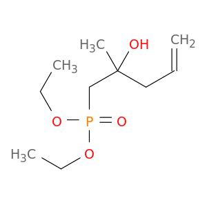 Phosphonic acid, (2-hydroxy-2-methyl-4-pentenyl)-, diethyl ester