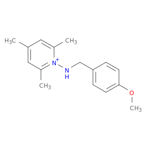 Pyridinium, 1-[(4-methoxyphenyl)methylamino]-2,4,6-trimethyl-