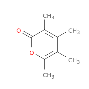 2H-Pyran-2-one, 3,4,5,6-tetramethyl-