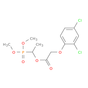 Acetic acid, (2,4-dichlorophenoxy)-, 1-(dimethoxyphosphinyl)ethyl ester