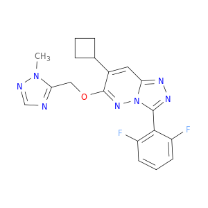 7-环丁基-3-(2,6-二氟苯基)-6-((1-甲基-1H-1,2,4-三唑-5-基)甲氧基)-[1,2,4]三唑并[4,3-b]哒嗪