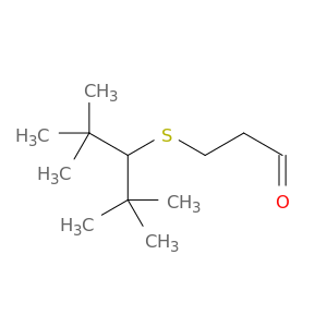 Propanal, 3-[[1-(1,1-dimethylethyl)-2,2-dimethylpropyl]thio]-