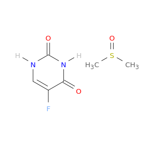 2,4(1H,3H)-Pyrimidinedione, 5-fluoro-, compd. with sulfinylbis[methane](1:1)