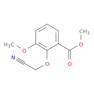 Benzoic acid, 2-(cyanomethoxy)-3-methoxy-, methyl ester