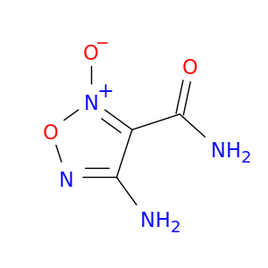 1,2,5-Oxadiazole-3-carboxamide, 4-amino-, 2-oxide