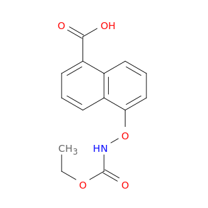 1-Naphthalenecarboxylic acid, 5-[[(ethoxycarbonyl)amino]oxy]-