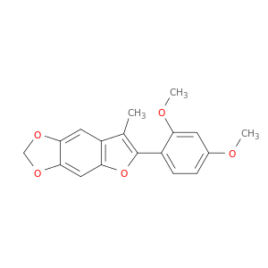 Furo[2,3-f]-1,3-benzodioxole, 6-(2,4-dimethoxyphenyl)-7-methyl-