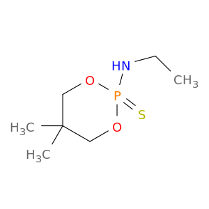 1,3,2-Dioxaphosphorinan-2-amine, N-ethyl-5,5-dimethyl-, 2-sulfide