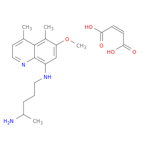 N-(6-METHOXY-4,5-DIMETHYL-(QUINOLIN-8-YL))PENTANE-1,4-DIAMINE MALEATE
