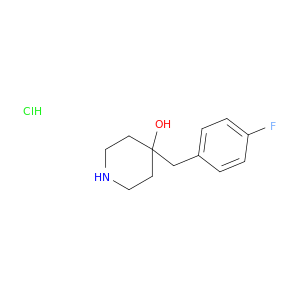 4-[(4-fluorophenyl)methyl]piperidin-4-ol hydrochloride