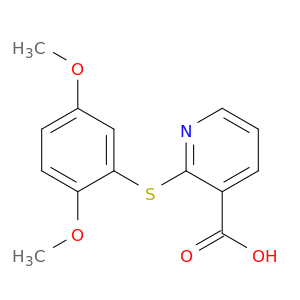 2-[(2,5-二甲氧基苯基)硫代]-3-吡啶羧酸