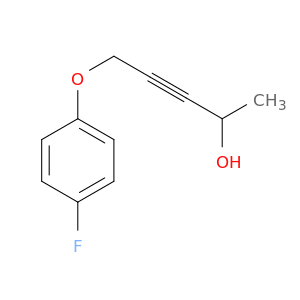 3-Pentyn-2-ol, 5-(4-fluorophenoxy)-