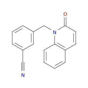 Benzonitrile, 3-[(2-oxo-1(2H)-quinolinyl)methyl]-