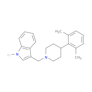 1H-Indole, 3-[[4-(2,6-dimethylphenyl)-1-piperidinyl]methyl]-