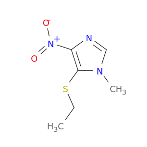 1H-Imidazole,5-(ethylthio)-1-methyl-4-nitro-