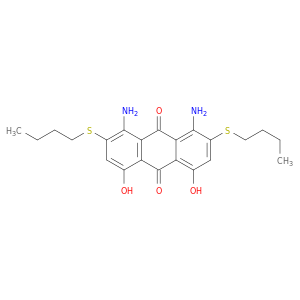 9,10-Anthracenedione, 1,8-diamino-2,7-bis(butylthio)-4,5-dihydroxy-