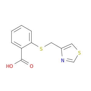 2-[(1,3-Thiazol-4-ylmethyl)sulfanyl]benzoic Acid