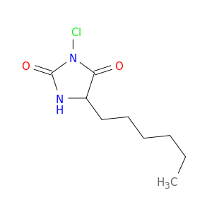 2,4-Imidazolidinedione, 3-chloro-5-hexyl-