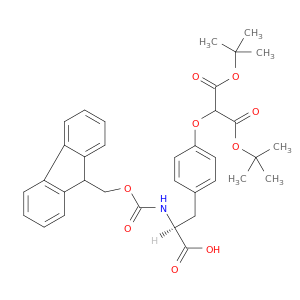 N-[(9H-芴-9-基甲氧基)羰基]-L-酪氨酸 O-丙二酸二叔丁酯