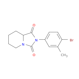 2-(4-bromo-3-methylphenyl)tetrahydroimidazo[1,5-a]pyridine-1,3(2h,5h)-dione