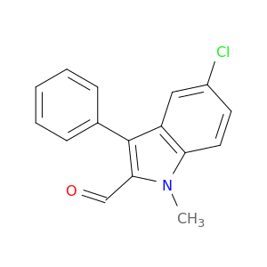 1H-Indole-2-carboxaldehyde, 5-chloro-1-methyl-3-phenyl-